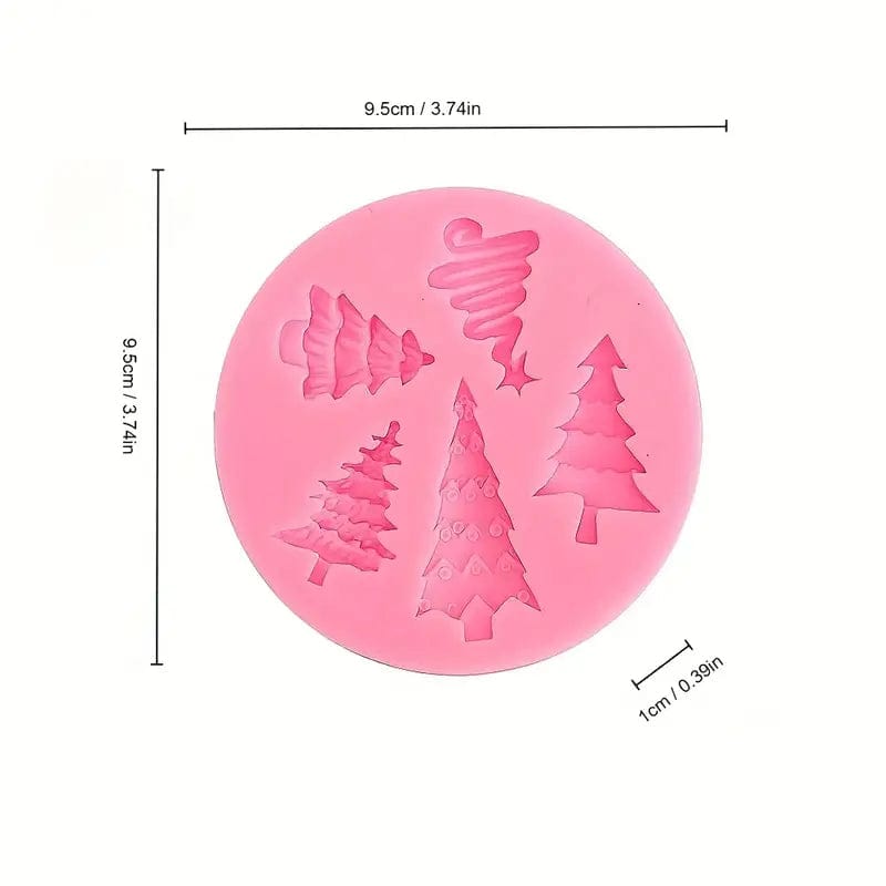 Set 6 stampi in silicone Natalizi - 3d Selling