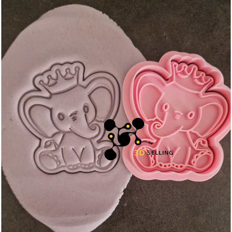 Elefante con corona - 3d Selling