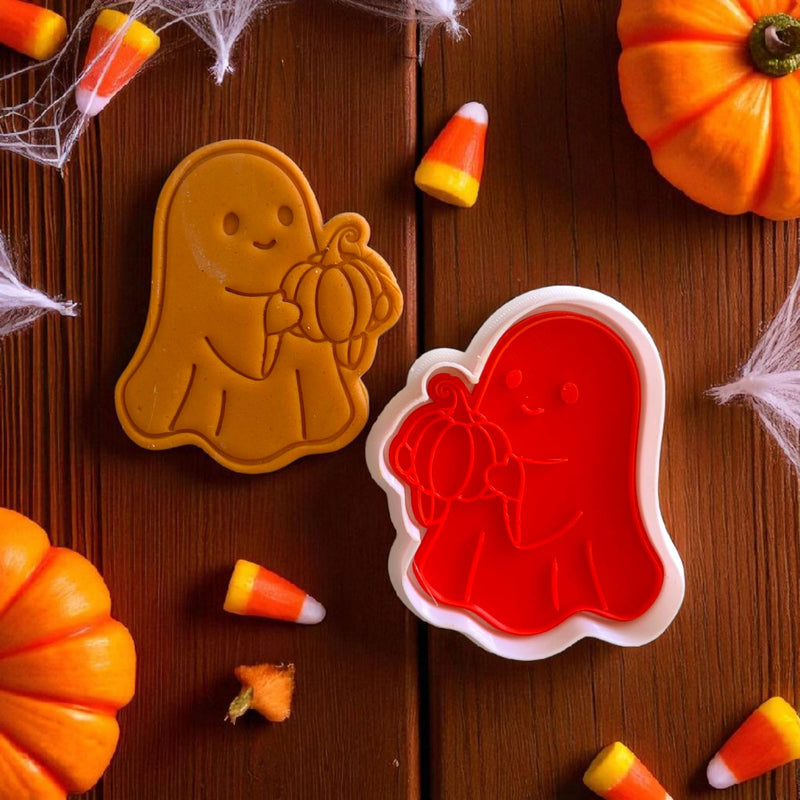 Fantasma con zucca di Halloween - 3d Selling