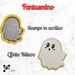 SELLING3D Casa, arredamento e bricolage:Articoli per cucina e bar:Accessori per pasticceria:Altro accessori per pasticceria Fantasmino Kit Halloween in rilievo in Acrilico 8x