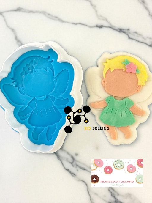 Selling3D Casa, arredamento e bricolage:Articoli per cucina e bar:Accessori per pasticceria:Altro accessori per pasticceria Fatina cutter in 3D 8cm