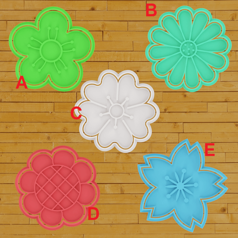 Fiori misti set 5 pezzi - 3d Selling