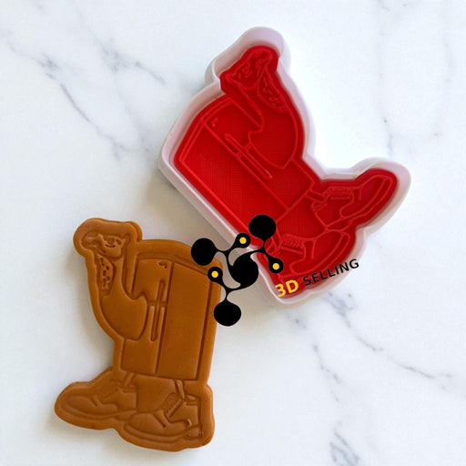 Selling3D Casa, arredamento e bricolage:Articoli per cucina e bar:Accessori per pasticceria:Altro accessori per pasticceria Frigo Camelo cookie cutter