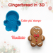 SELLING3D Casa, arredamento e bricolage:Articoli per cucina e bar:Accessori per pasticceria:Altro accessori per pasticceria Gingerbread 3D – Cutter con Stampo in Rilievo