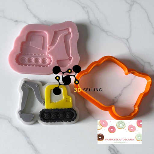 Selling3D Casa, arredamento e bricolage:Articoli per cucina e bar:Accessori per pasticceria:Altro accessori per pasticceria Gru cutter in 3D 8cm