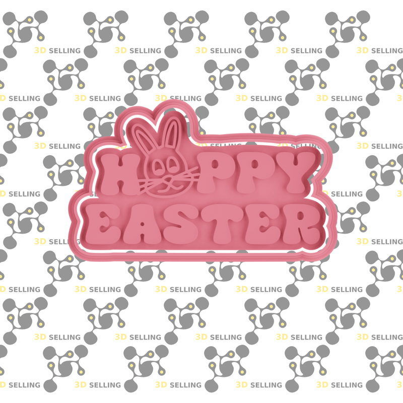 Happy Easter 9cm - 3d Selling