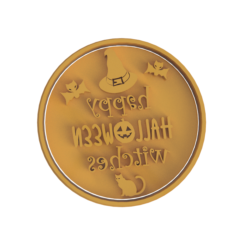 Happy Halloween Witches! 8cm - 3d Selling