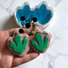SELLING3D Casa, arredamento e bricolage:Articoli per cucina e bar:Accessori per pasticceria:Altro accessori per pasticceria Impronta dinosauro stampo in 3D 8cm