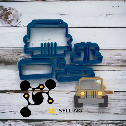Selling3D Casa, arredamento e bricolage:Articoli per cucina e bar:Accessori per pasticceria:Altro accessori per pasticceria Jeep Safari scomponibile