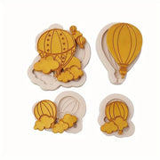 kit 4 Stampi in silicone Mongolfiere - 3d Selling