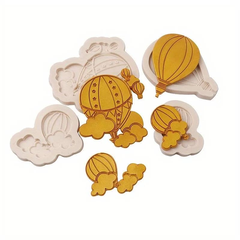 kit 4 Stampi in silicone Mongolfiere - 3d Selling