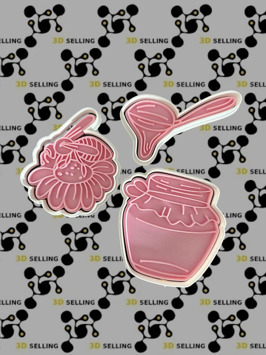 Selling3D Casa, arredamento e bricolage:Articoli per cucina e bar:Accessori per pasticceria:Altro accessori per pasticceria Kit Ape 3 pezzi 8cm