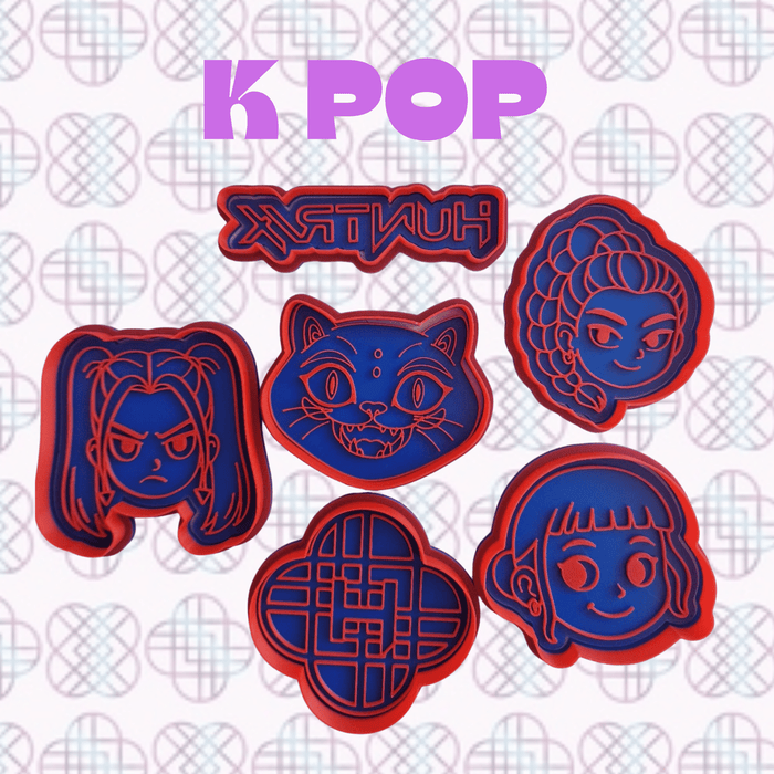 SELLING3D Casa, arredamento e bricolage:Articoli per cucina e bar:Accessori per pasticceria:Altro accessori per pasticceria Kit completo 6 pezzi Set Pop Demon hunt