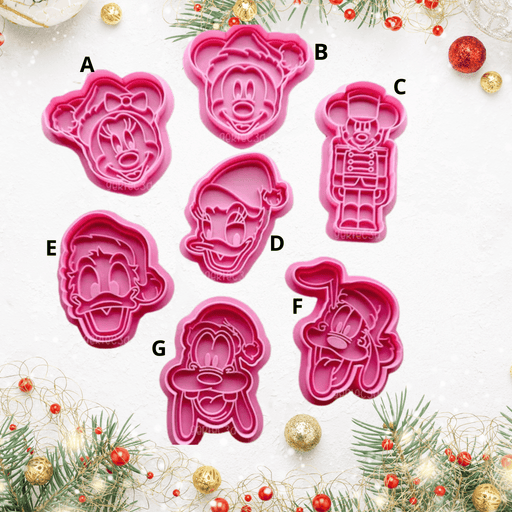 SELLING3D Casa, arredamento e bricolage:Articoli per cucina e bar:Accessori per pasticceria:Altro accessori per pasticceria Kit natalizio personaggi animati