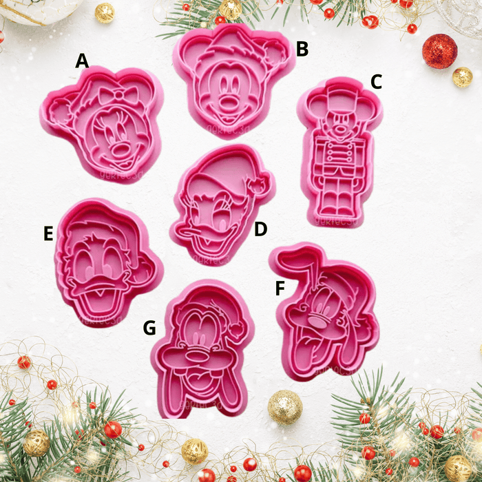 SELLING3D Casa, arredamento e bricolage:Articoli per cucina e bar:Accessori per pasticceria:Altro accessori per pasticceria Kit natalizio personaggi animati