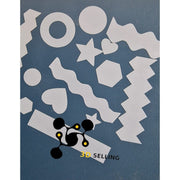 Kit stencil 9 pezzi - 3d Selling