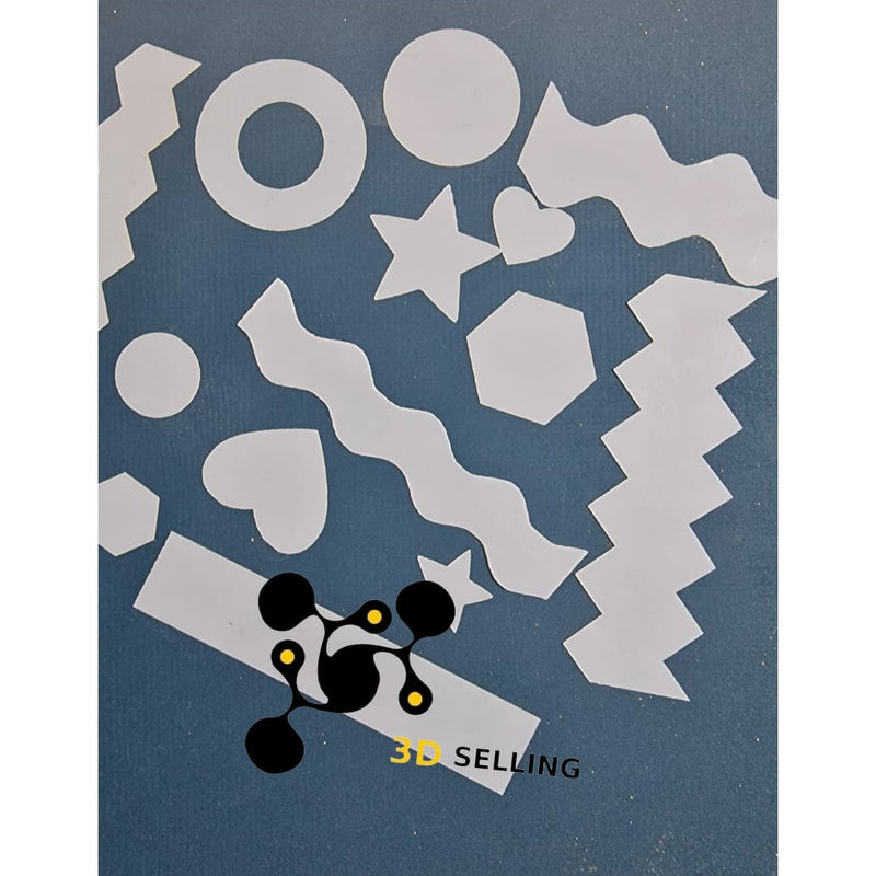 Kit stencil 9 pezzi - 3d Selling