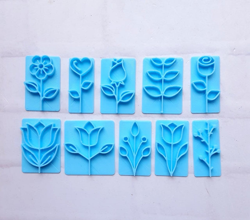 Kit timbri fiori 5cm - 3d Selling