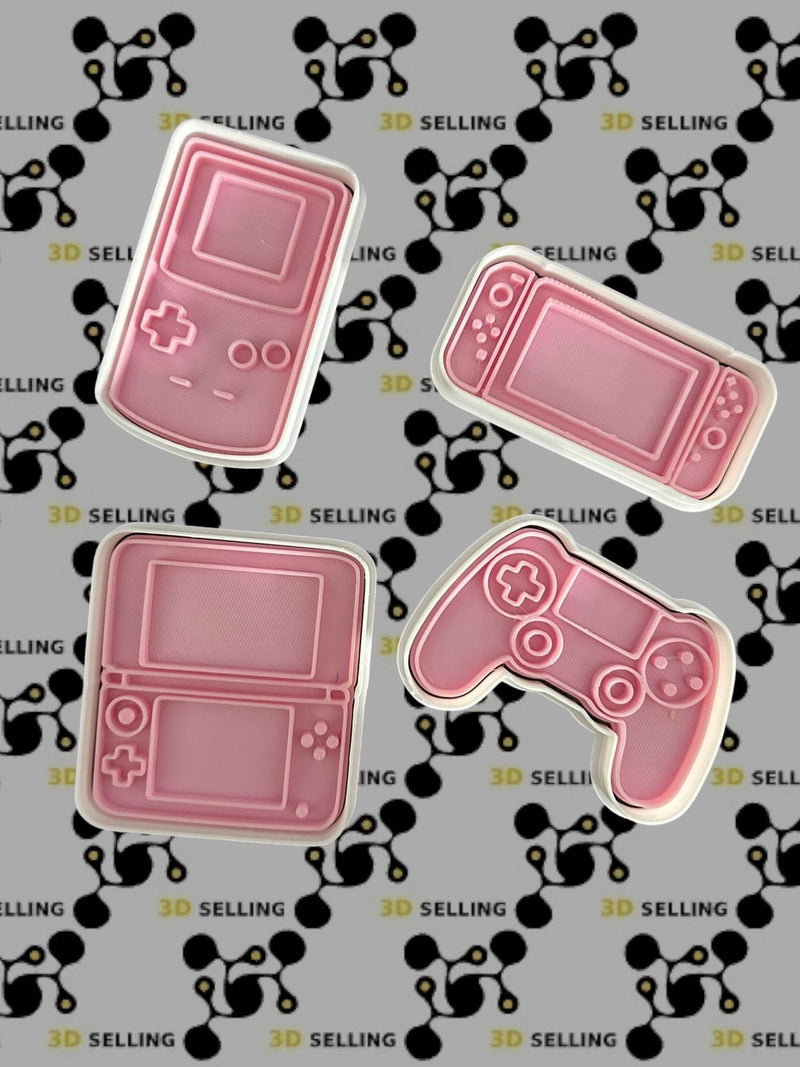 Kit Videogames gamer 4 pezzi 8cm - 3d Selling