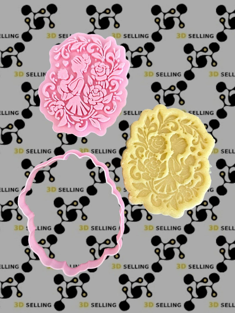 Mamma con cornice floreale Mod2 - 3d Selling