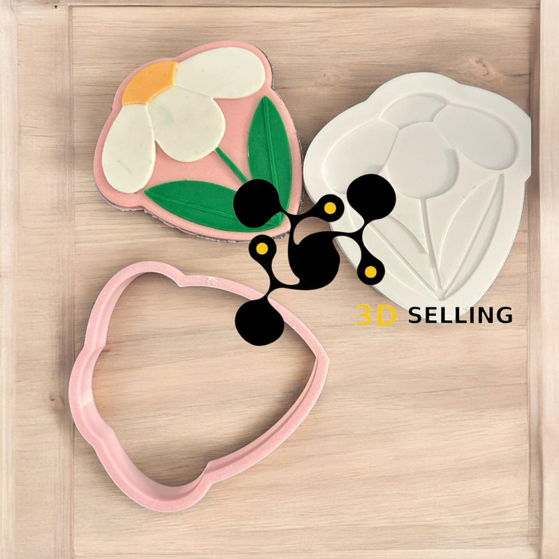 Margherita stampo in 3D 8cm - 3d Selling