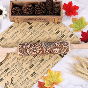 Mattarello decorativo in legno naturale 35cm - 3d Selling