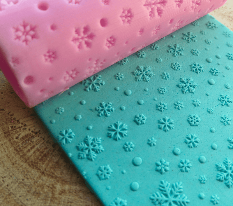 Mattarello texture Natalizio 10cm - 3d Selling