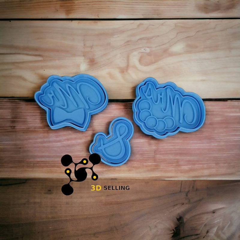 MR e Mrs set da 3 - 3d Selling