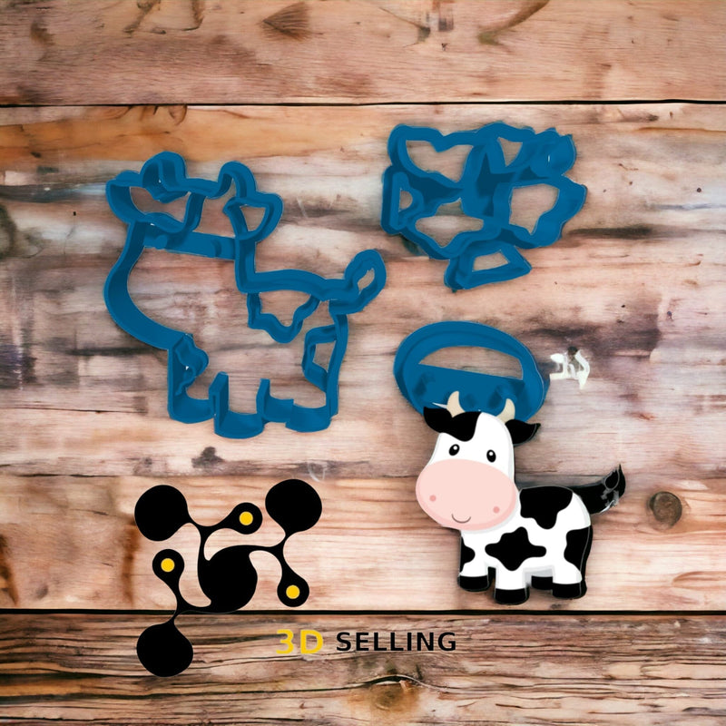 Mucca scomponibile - 3d Selling