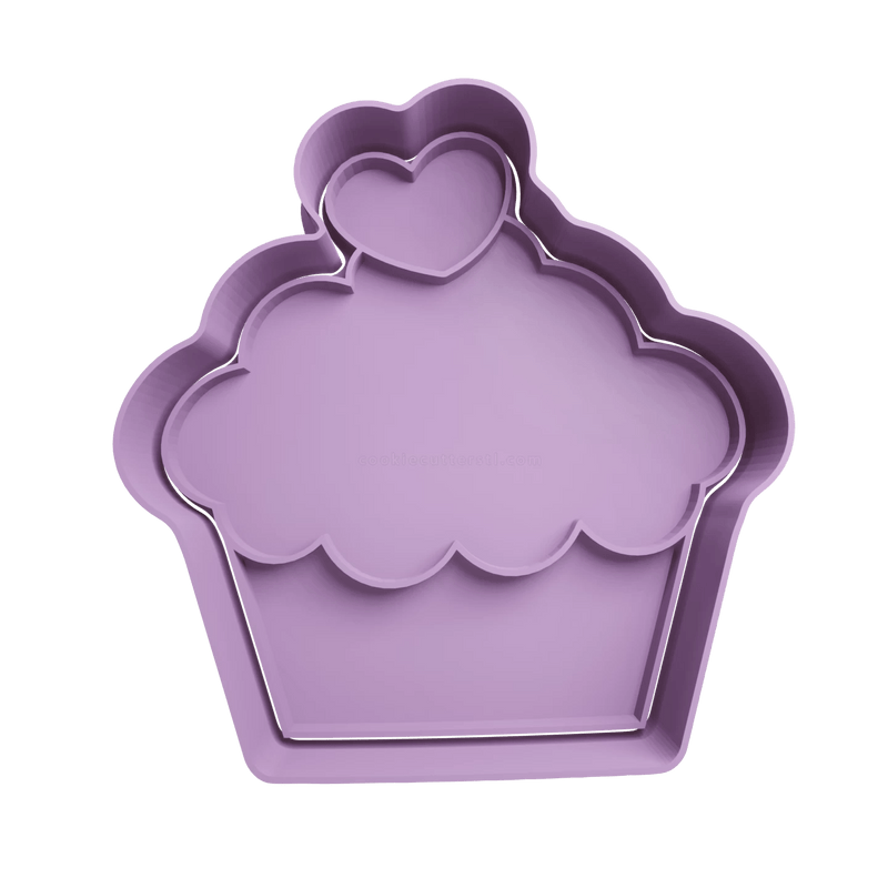 Muffin con cuore 8cm - 3d Selling