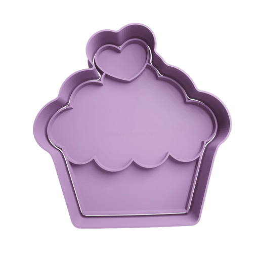 Selling3D Casa, arredamento e bricolage:Articoli per cucina e bar:Accessori per pasticceria:Altro accessori per pasticceria Muffin con cuore 8cm