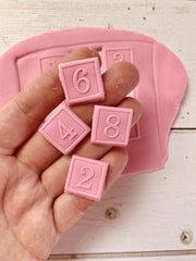 Numeri In acrilico efffetto Blocchi 3cm - 3d Selling