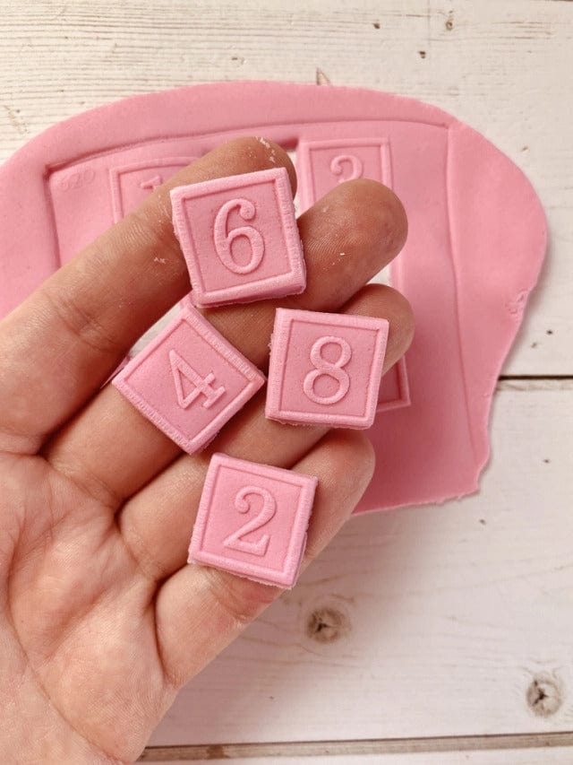 Numeri In acrilico efffetto Blocchi 3cm - 3d Selling