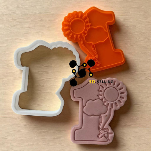 SELLING3D Casa, arredamento e bricolage:Articoli per cucina e bar:Accessori per pasticceria:Altro accessori per pasticceria Numero 1 con sole