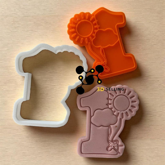 SELLING3D Casa, arredamento e bricolage:Articoli per cucina e bar:Accessori per pasticceria:Altro accessori per pasticceria Numero 1 con sole