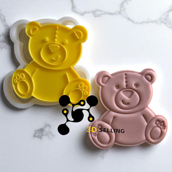 SELLING3D Casa, arredamento e bricolage:Articoli per cucina e bar:Accessori per pasticceria:Altro accessori per pasticceria Orsetto seduto