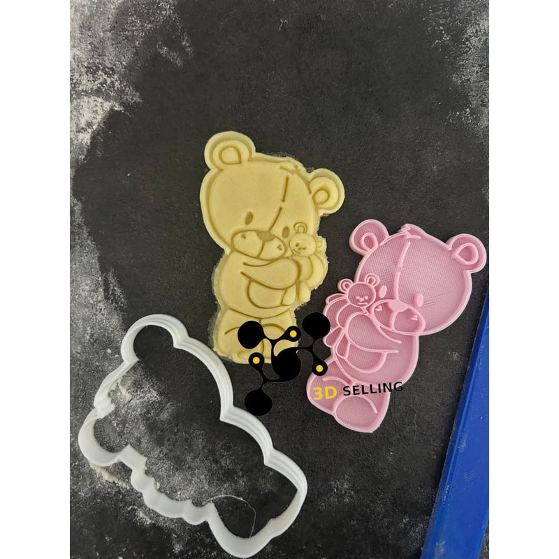 Orso Teddy con Peluche 8cm - 3d Selling