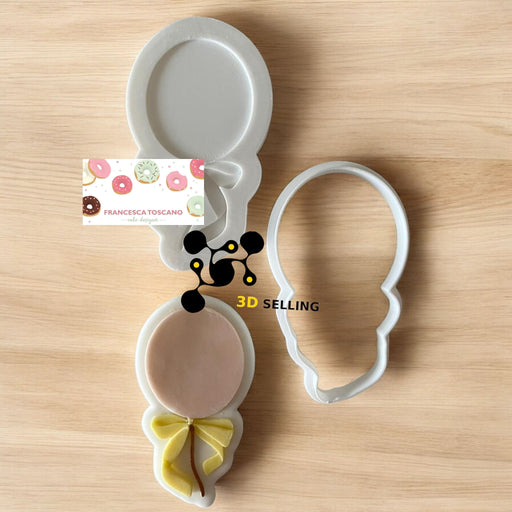 Selling3D Casa, arredamento e bricolage:Articoli per cucina e bar:Accessori per pasticceria:Altro accessori per pasticceria Palloncino Stampo in 3D 8cm