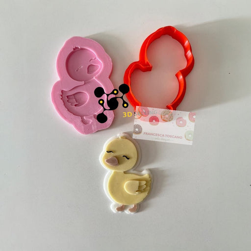 Selling3D Casa, arredamento e bricolage:Articoli per cucina e bar:Accessori per pasticceria:Altro accessori per pasticceria Papera tagliabiscotti in 3D 8.5cm