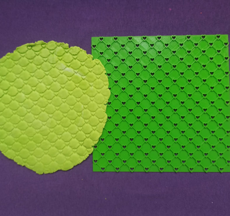 Pattern texture rombi con cuore 10*10 - 3d Selling