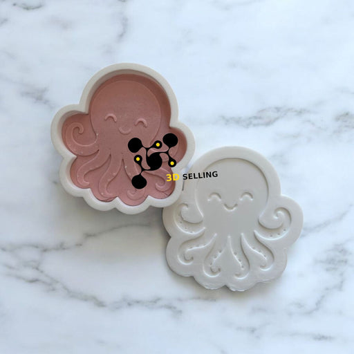 SELLING3D Casa, arredamento e bricolage:Articoli per cucina e bar:Accessori per pasticceria:Altro accessori per pasticceria Polipo in 3D 9cm