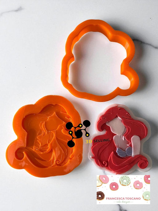 Selling3D Casa, arredamento e bricolage:Articoli per cucina e bar:Accessori per pasticceria:Altro accessori per pasticceria Principessa Mod2 cutter in 3D