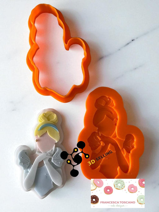 Selling3D Casa, arredamento e bricolage:Articoli per cucina e bar:Accessori per pasticceria:Altro accessori per pasticceria Principessa Mod3 Stampo in 3D