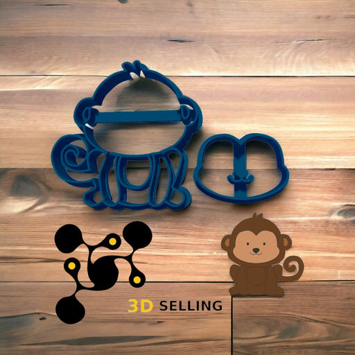 Selling3D Casa, arredamento e bricolage:Articoli per cucina e bar:Accessori per pasticceria:Altro accessori per pasticceria Scimmietta scomponibile