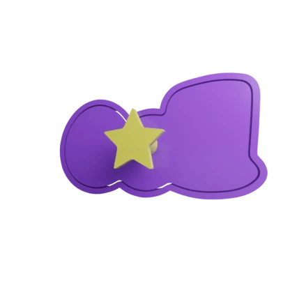 Scritta Boo 8cm - 3d Selling