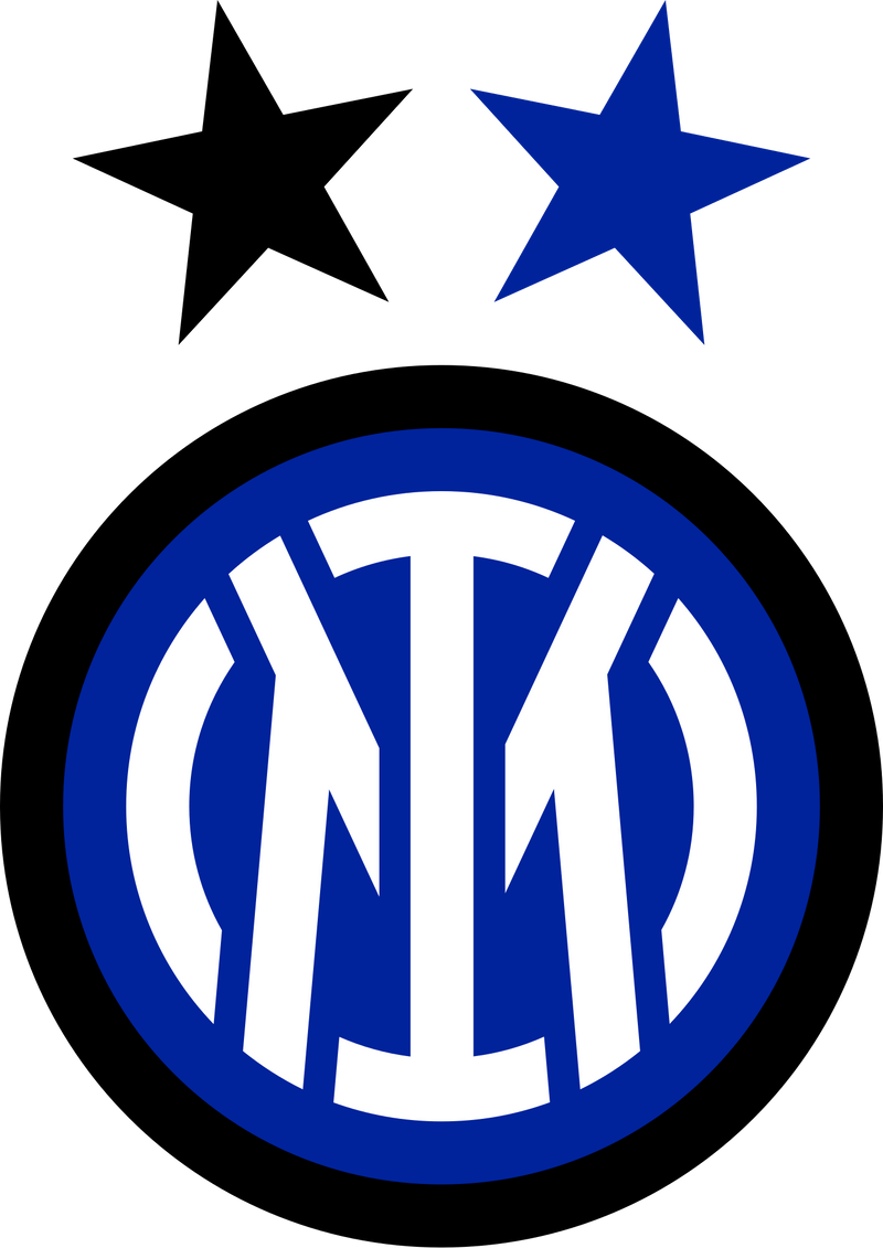 Scudetto inter Logo con stelle - 3d Selling