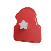 Segnaposto Babbo Natale 8cm - 3d Selling