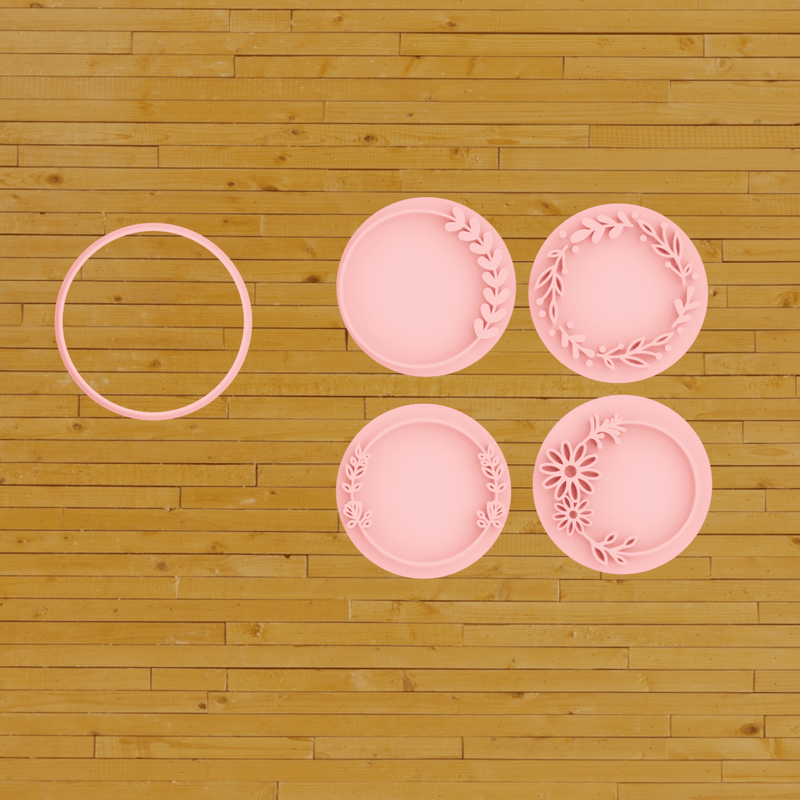 Set 4 cornici miste - 3d Selling