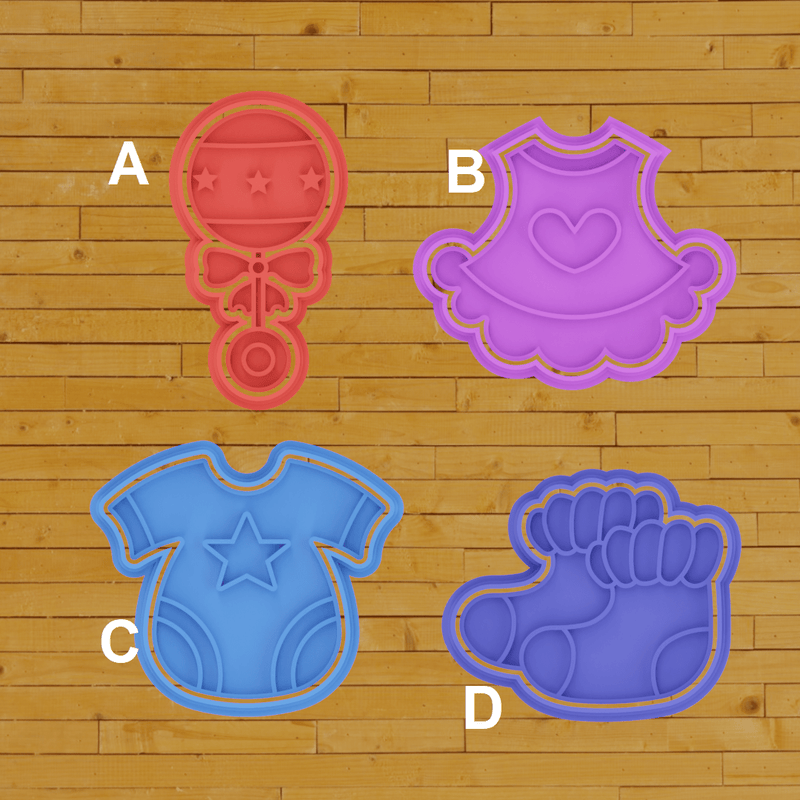 Set Baby Shower 4 pezzi - 3d Selling