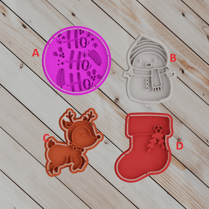 Set Di Natale da 4 pezzi mod9 - 3d Selling